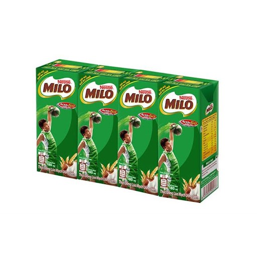 (HCM) Lốc 4 hộp 180ml sữa Milo Thái Lan HSD 11/2023