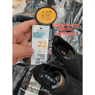 Bốt Bé Gái Primark Màu Black Size 19 Đến 35