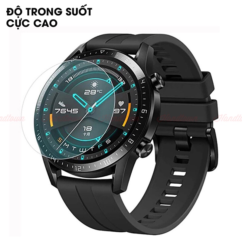 Cường Lực Màn Hình Huawei GT3 Pro Watch3 GT2 GT 46mm 42mm Kính Trong Suốt 3D Chống Trầy Xước Va Đập Chống Vân Handtown