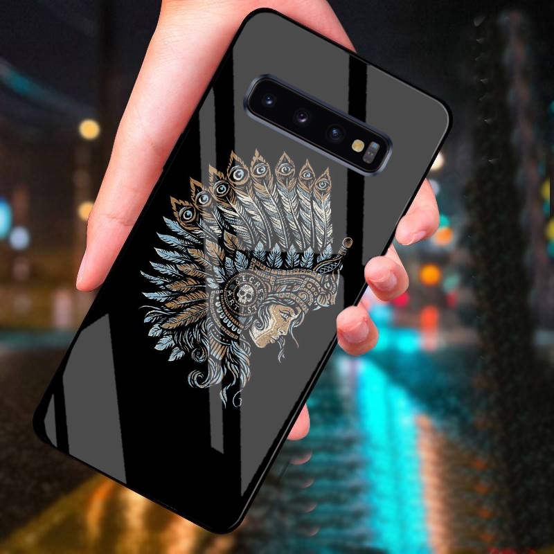 Ốp Lưng SAMSUNG S10, S10 PLUS, S10 E ,S10 5G mặt kính cường lực cao cấp thiết kế riêng