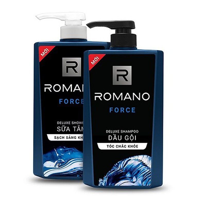 Dầu Gội Cao Cấp Cho Nam Romano Force (650g)