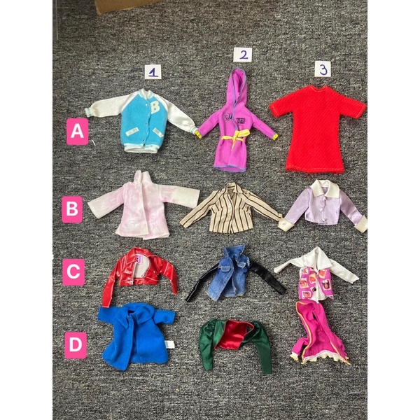 QAA8-ÁO KHOÁC CHO BÚP BÊ BARBIE