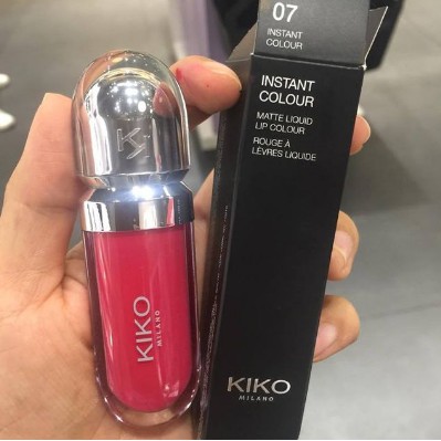 Son kem lì Kiko Instant Colour Matte Liquid Lip Colour 6.5ml màu 07