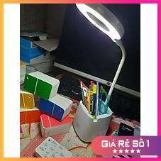 Đèn Bàn LED  Đọc Sách 𝗙𝗥𝗘𝗘 𝗦𝗛𝗜𝗣 Đèn Chống Cận 03 Chế Độ Ánh Sáng Vàng Bảo Vệ Mắt