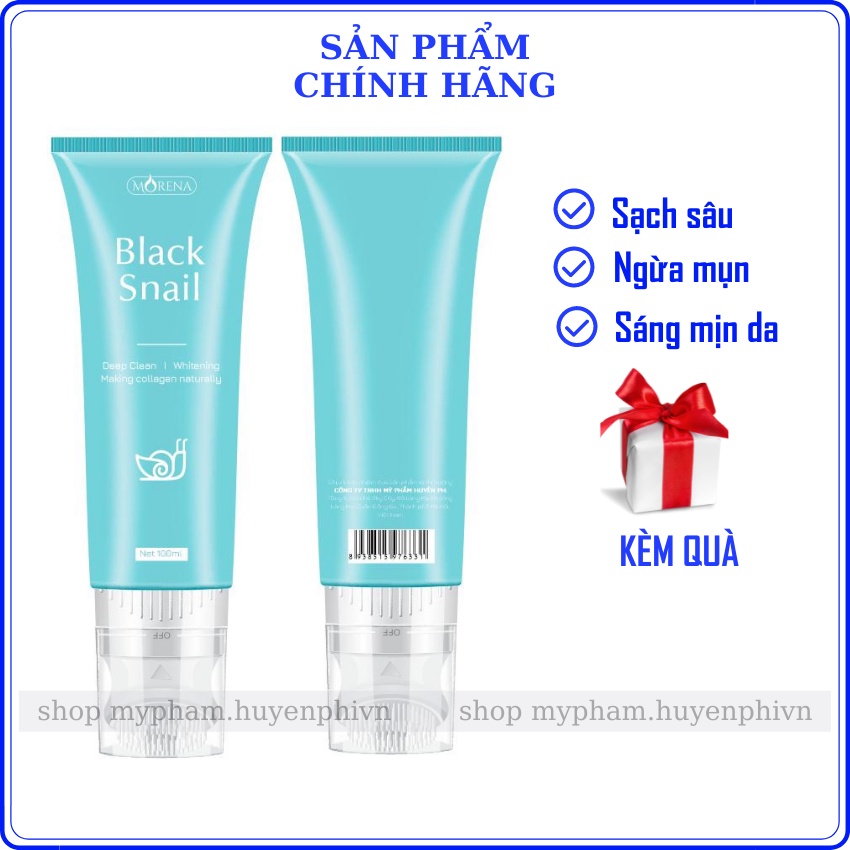 Sữa Rửa Mặt Huyền Phi Black Snail - Làm Sạch Sâu Ngừa Mụn Sáng Mịn Da