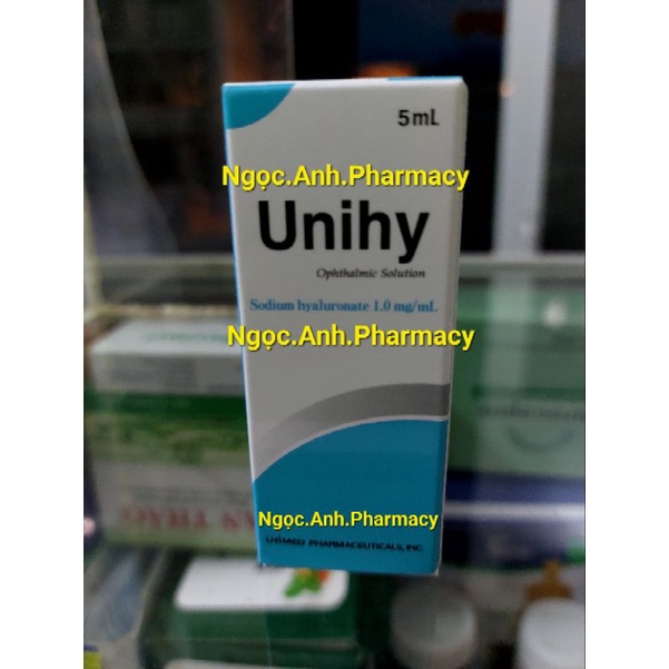 Dung dịch nhỏ mắt Unihy nước mắt nhân tạo dưỡng mắt