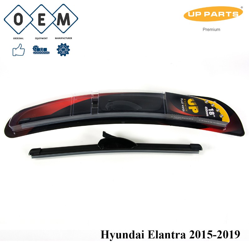 Bộ gạt mưa UP Premium xương mềm xe Hyundai Elantra 2015-2019 