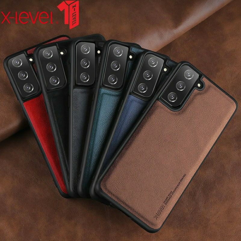 Ốp Điện Thoại X-Level Bằng Da Mềm Sang Trọng Cho Samsung Galaxy S22 Ultra ,S22 Plus. S22