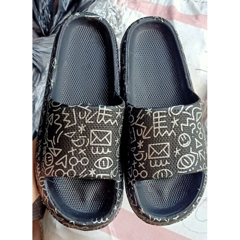 [LOẠI 1 - ĐẾ DÀY] Dép đôi nam nữ Unisex YzSS6 đế bằng đi mưa rửa nước hot trend 2020 mẫu mới giá rẻ cao su hef đi biển | BigBuy360 - bigbuy360.vn