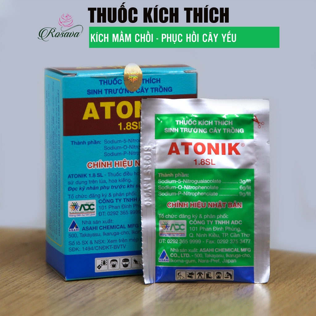 Thuốc kích rễ atonik cho cây, phân bón lá kích thích sinh trưởng cực mạnh