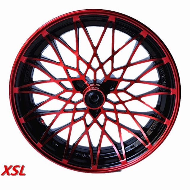 Vành nhện 12 inch nan hoa CNC nhôm độ xe máy xe điện