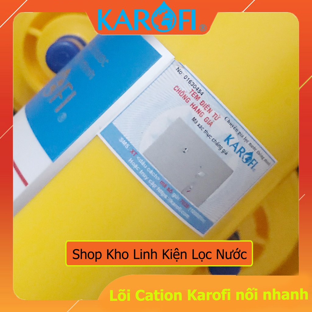 Lõi Lọc Thô Karofi số 2 Cation Resins nối nhanh Chính Hãng