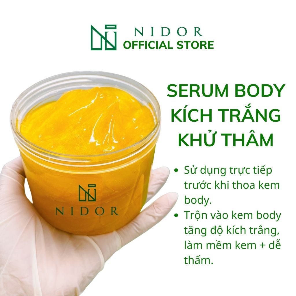 Serum Body Kích Trắng 500ml - Whitening Body Serum