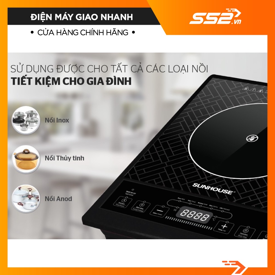 Bếp Hồng Ngoại Đơn Sunhouse SHD6011 - Bảo Hành Chính Hãng