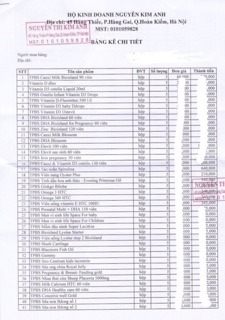 ELEVIT SAU SINH 60V _ ĐỦ BILL
