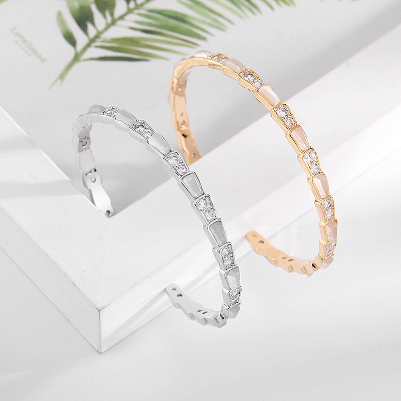 Vòng tay Gucci Serpenti Viper Rose Gold -Vòng tay nữ cao cấp Full box, túi xách