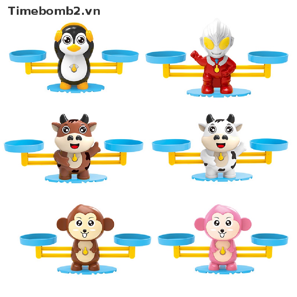 Bộ 2 Đồ Chơi Khỉ Giữ Thăng Bằng Cho Bé Học Toán