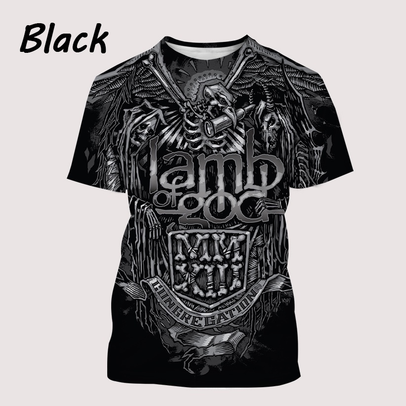 Mới Áo Thun Tay Ngắn In Hình Thần Cừu 3d Thời Trang Dành Cho Cặp Đôi