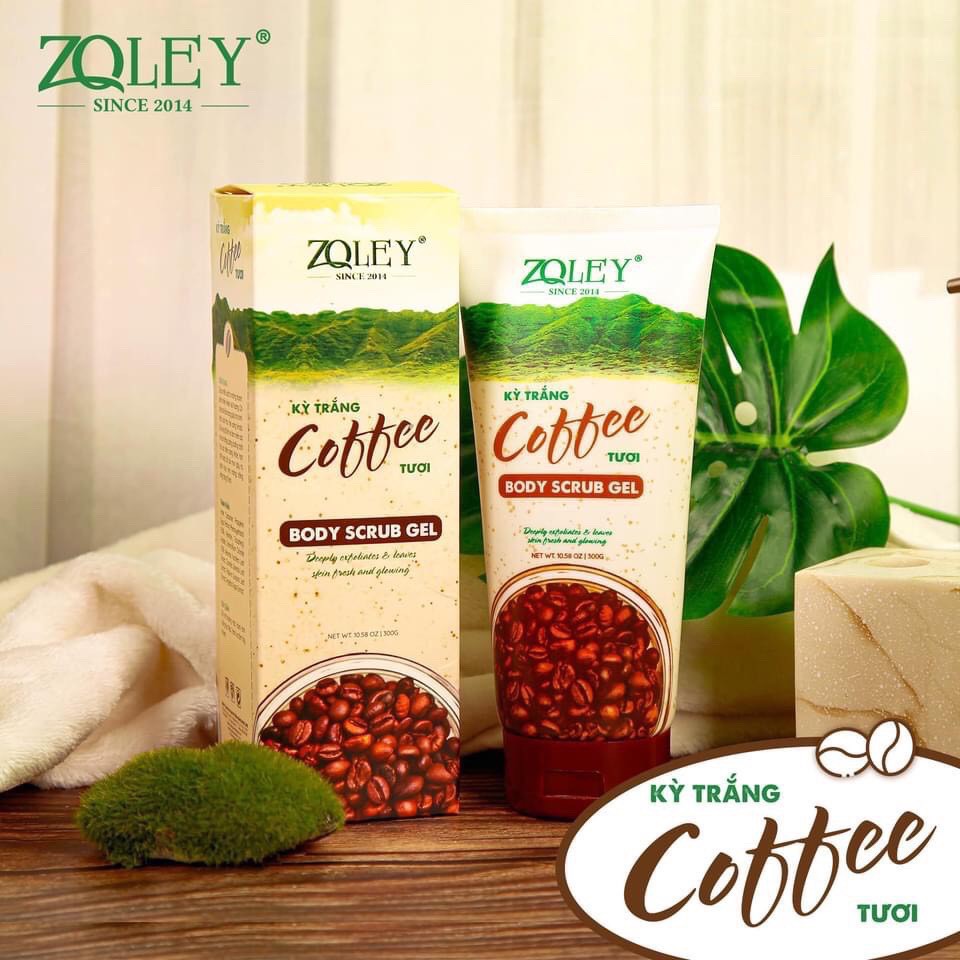 ZOLEY COFFE TẨY TẾ BÀO CHẾT CHO DA MẶT, TOÀN THÂN - 300gram ( HÀNG CHÍNH HÃNG)