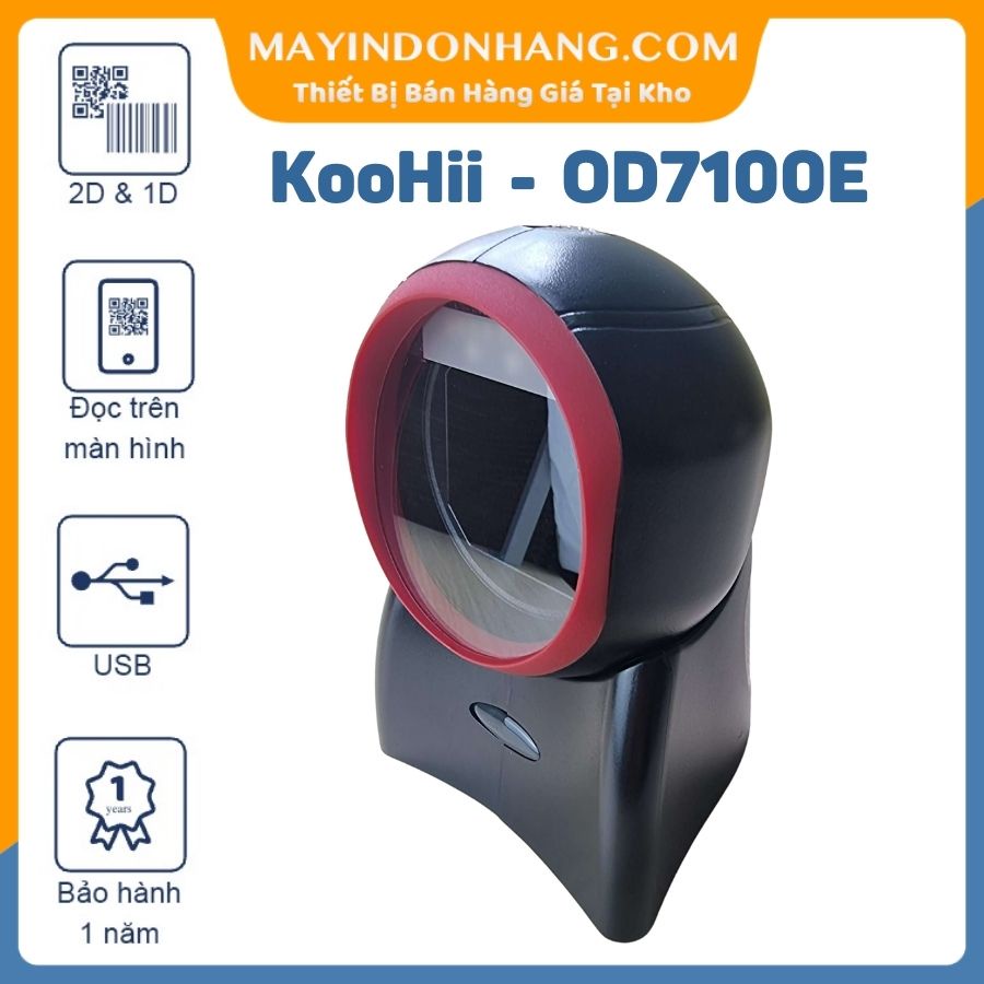 Máy đọc mã vạch 2D Syble XB-2R Máy Đọc Mã QRcode Trên Điện Thoại để bàn KooHii OD7100E Giá Siêu Rẻ -