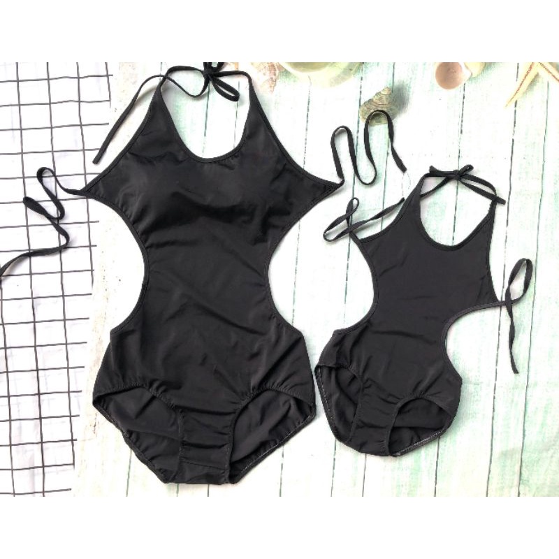 Sét bikini liền thân cho mẹ và bé