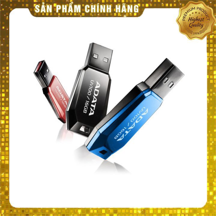 [ HÀNG CHÍNH HÃNG ] USB 16gb Adata Uv100 - USB 16gb Thiết Bị Lưu Chữ Cao Cấp