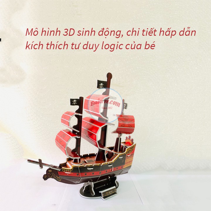 Bộ ghép hình trí tuệ 3D size đại giúp bé sáng tạo 01059