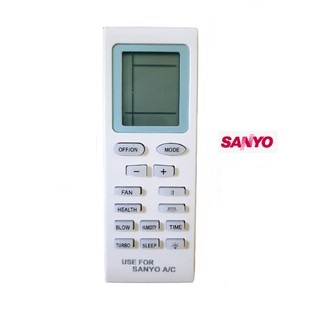 Remote Máy Lạnh SANYO Trắng Ngắn - 🎁 BẢO HÀNH ĐỔI MỚI🎁