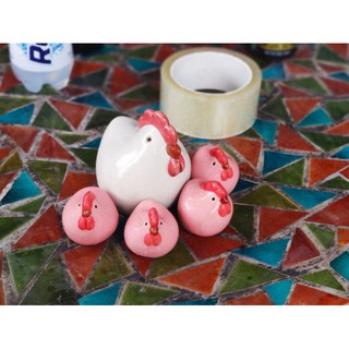Gà mái mẹ bày trang trí decor các góc nhà - gốm BÌnh Dương xuất khẩu