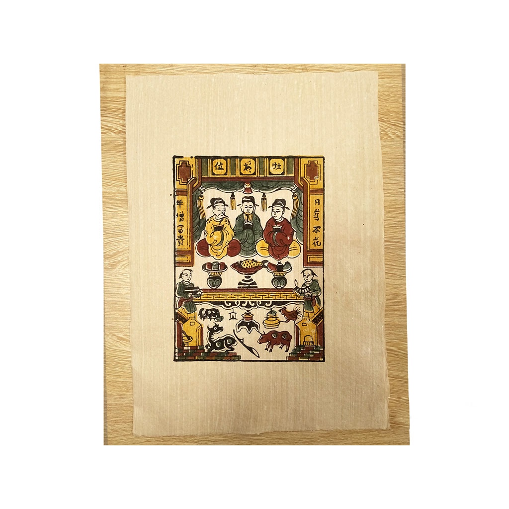 Tranh Dân Gian Đông Hồ - Tranh Đông Hồ Táo Quân