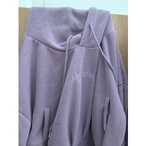 Đầm thun dài tay có nón dễ thương, đầm body nhún chất thun co giãn