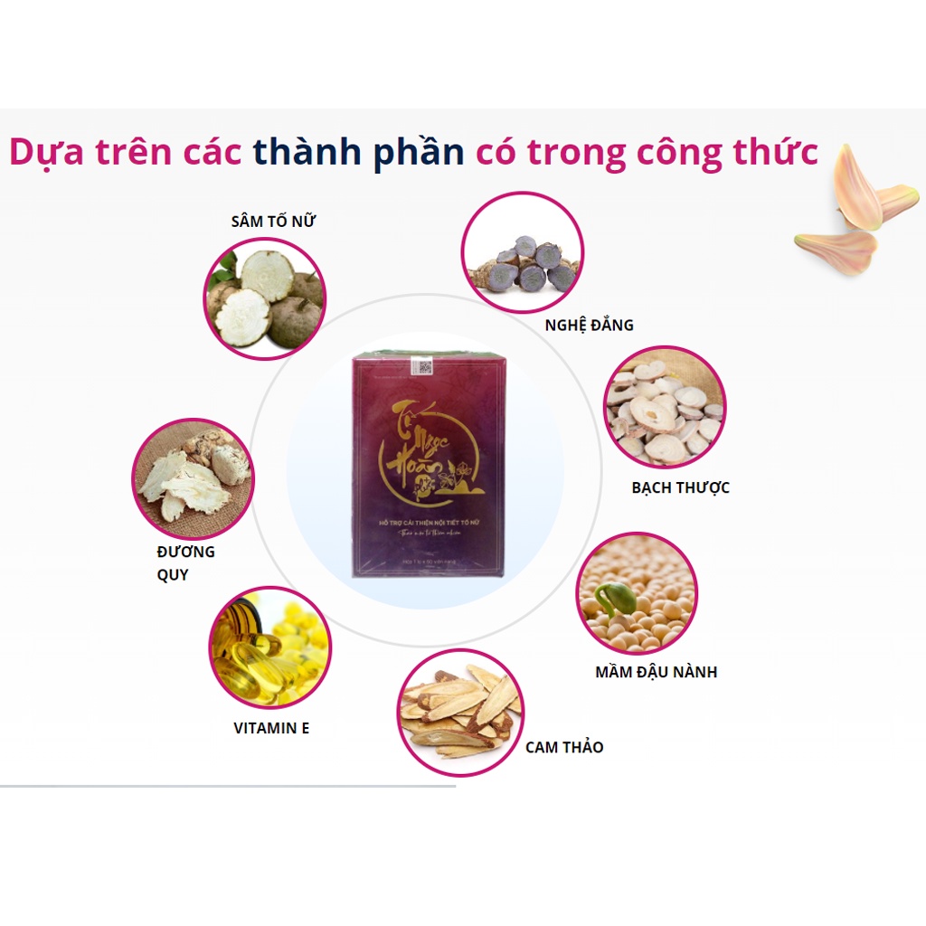 Viên uống trắng da mờ nám bổ sung nội tiết tố nữ (chính hãng) Tố Ngọc Hoàn Plus+  DOVA GROUP