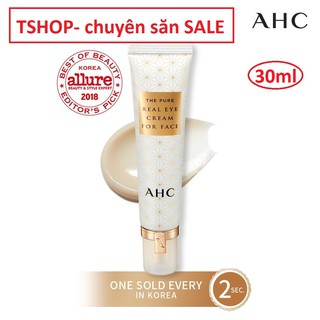 [SALE XẢ HÀNG][AHC] Chính hãng Kem Dưỡng Ẩm 2IN1 Cho Mắt Và Mặt AHC The Pure Real Eye Cream For Face (30ml)