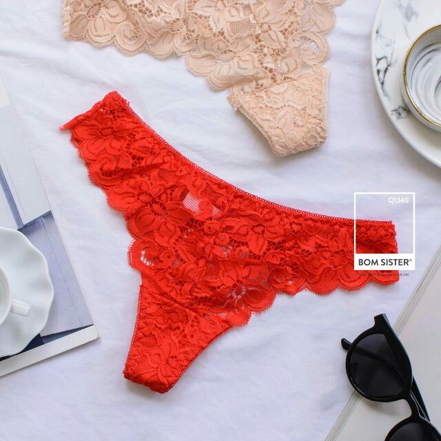 Quần lót nữ lọt khe ren sexy ❤️ FREESHIP ❤️ Quần chip nữ lọt khe ren phối viền diêm - Lolie House | BigBuy360 - bigbuy360.vn