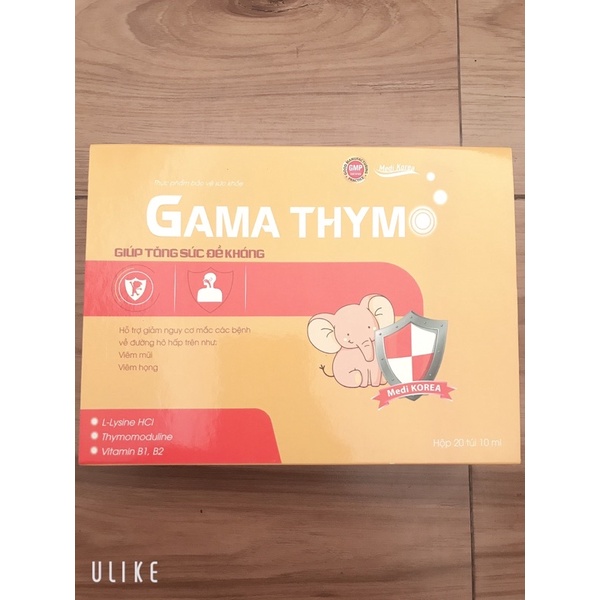 Gama thym hộp 20 túi hỗ trợ tăng đề kháng,giảm viêm đường hô hấp,viêm mũi ,viêm họng