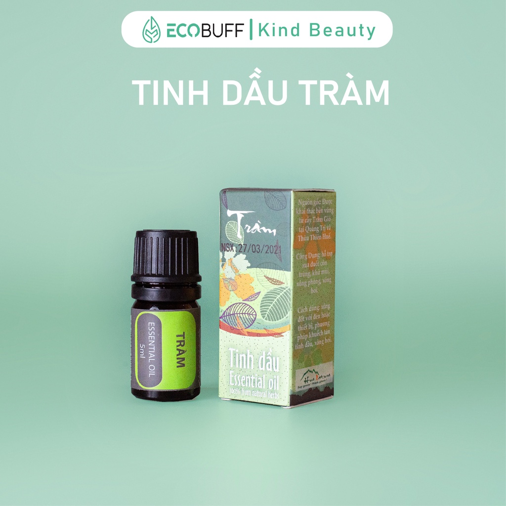 Tinh dầu Tràm gió Sinh Dược – Tinh dầu thảo dược thiên nhiên nguyên chất, khai thác bền vững | Ecobuff