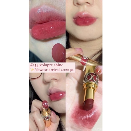Son YSL Volupte Shine mới nhất 2022 Chính Hãng Fullbox 151 152 154 - Sẵn Ship💖
