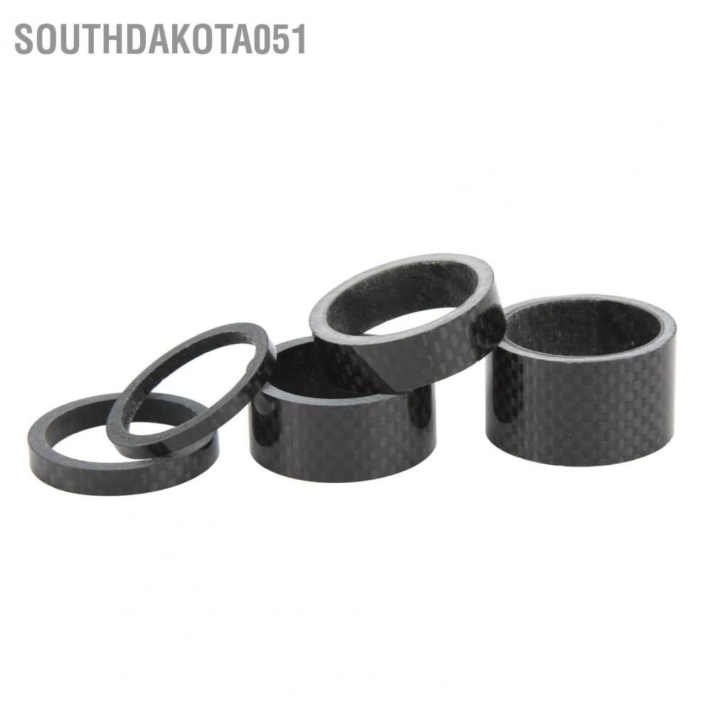 Hàng Sẵn Set 5 Vòng đệm điều chỉnh bát phuộc phía trước xe đạp bằng sợi carbon OD2 28,6mm（3/5/10/15/20mm)【Southdakota051】