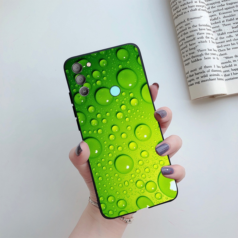Ốp Điện Thoại Silicone TPU Mềm Dạng Nhám Họa Tiết Đáng Yêu Cho Tecno Pop 5 LTE BD4