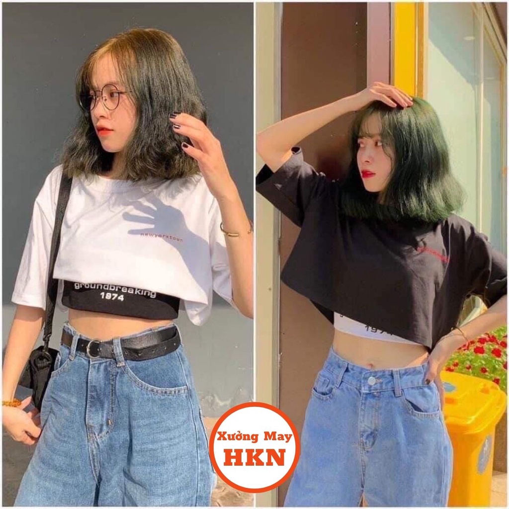 Set Áo Nữ Croptop 1974 Mã 836 Xưởng May HKN