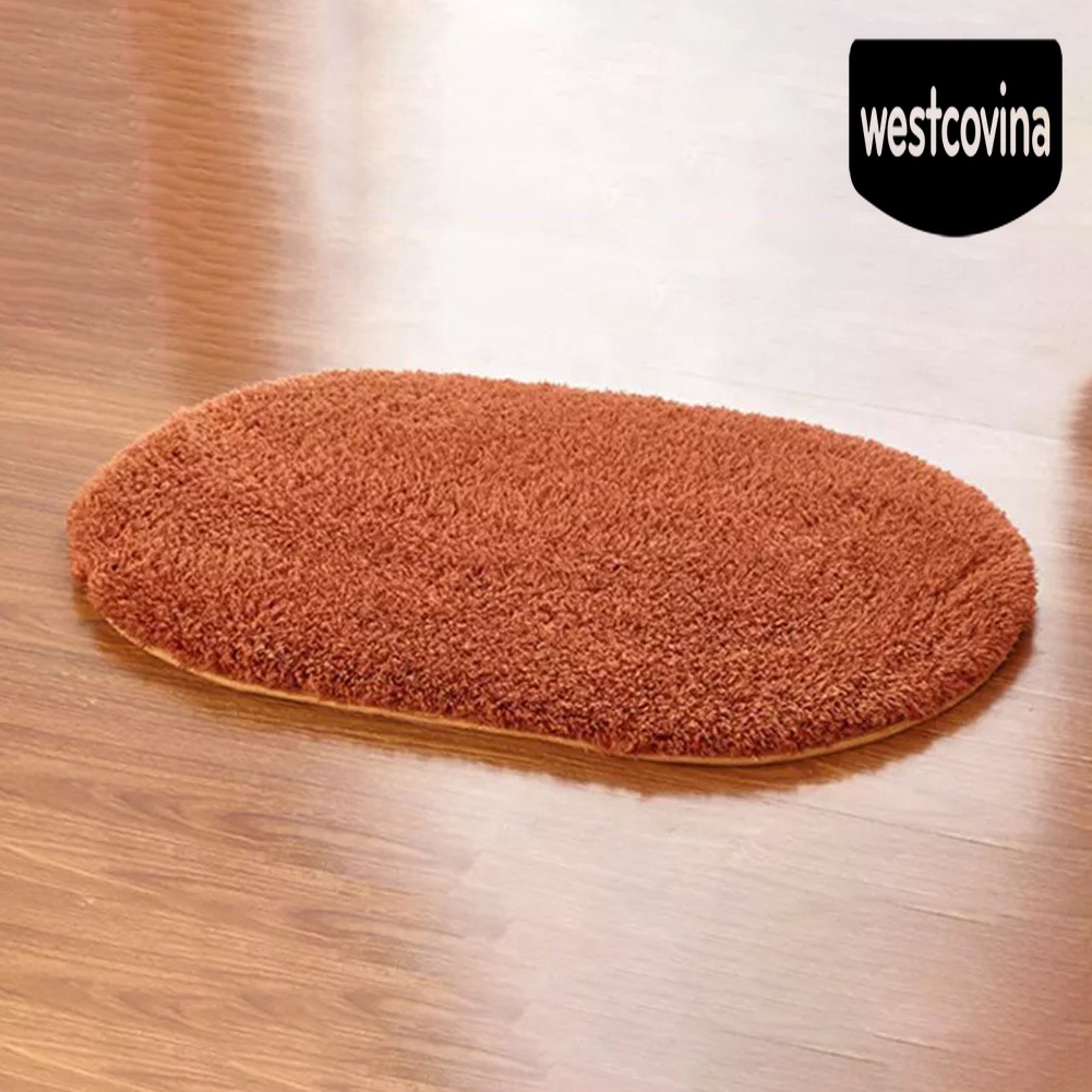 [Hot]☀ Thảm Lông Trải Sàn Mềm Mại Thấm Hút Nước Chống Trượt Màu Sắc Đơn Giản