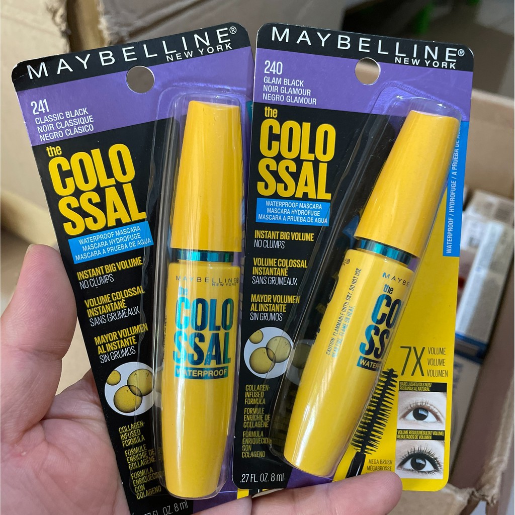 Mascara Maybelline Volume Express The Colossal làm cong và dày mi 8ml