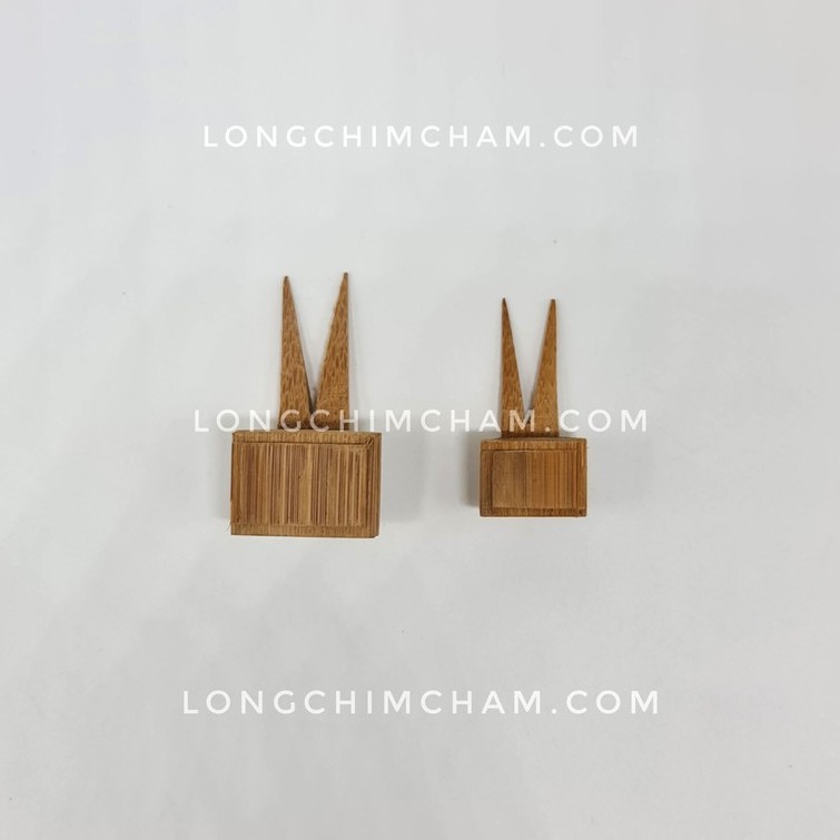 Xiên hoa quả cho chim - Làm từ tre già