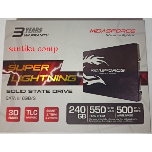 Ssd Midasforce 240GB Sata 3 Midas Force | BigBuy360 - bigbuy360.vn