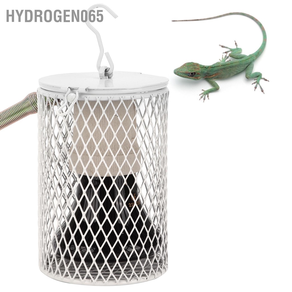 E27 Bộ chụp đèn và bóng sưởi chống nổi da đầu cho loài bò sát Đèn có bảo vệ rùa con Gà Lizard Snake Hydrogen065