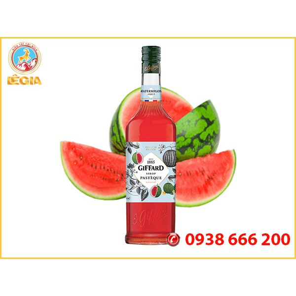 SIRO GIFFARD DƯA HẤU 1L - GIFFARD WATERMELON SYRUP