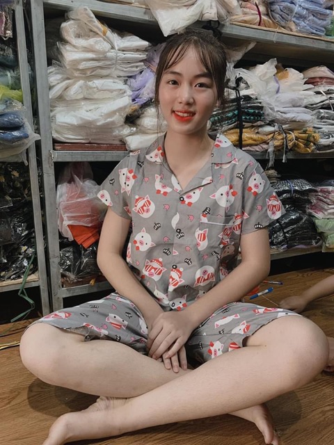 Bộ pizama ngố hình cute cực đáng yêu 😍FREESHIP😍 | BigBuy360 - bigbuy360.vn