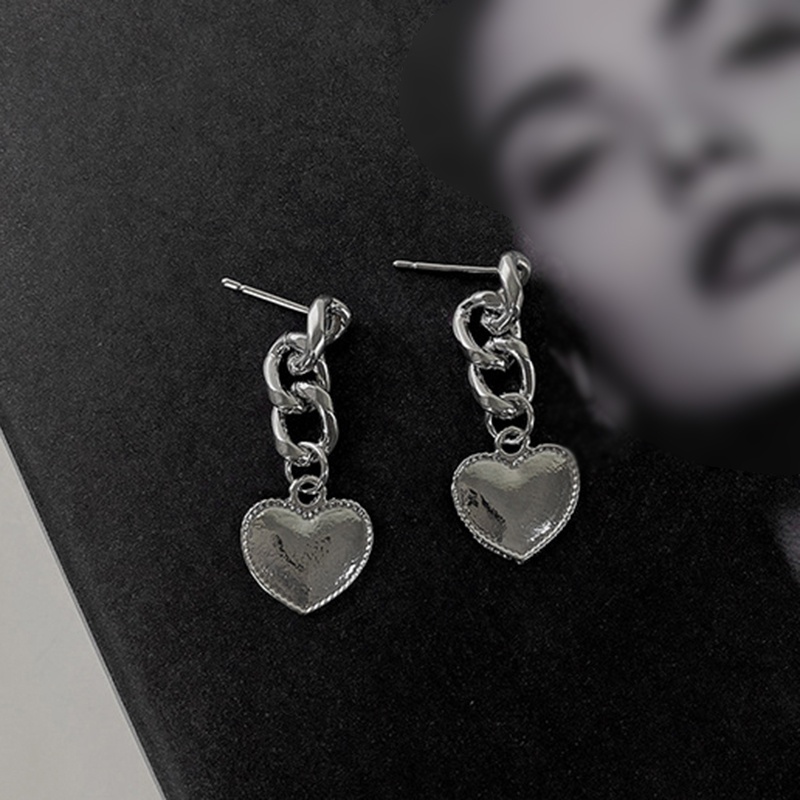 Fashion Heart Dangle Earrings New Years Gift for Teen Girls And Women Pierced Earrings Drop Stylish Jewelry 1 Pair