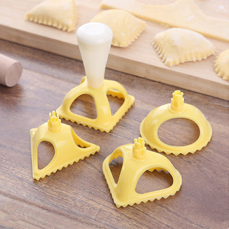 Set 4 Khuôn Nhựa Làm Bánh 4 Ngăn Tiện Lợi