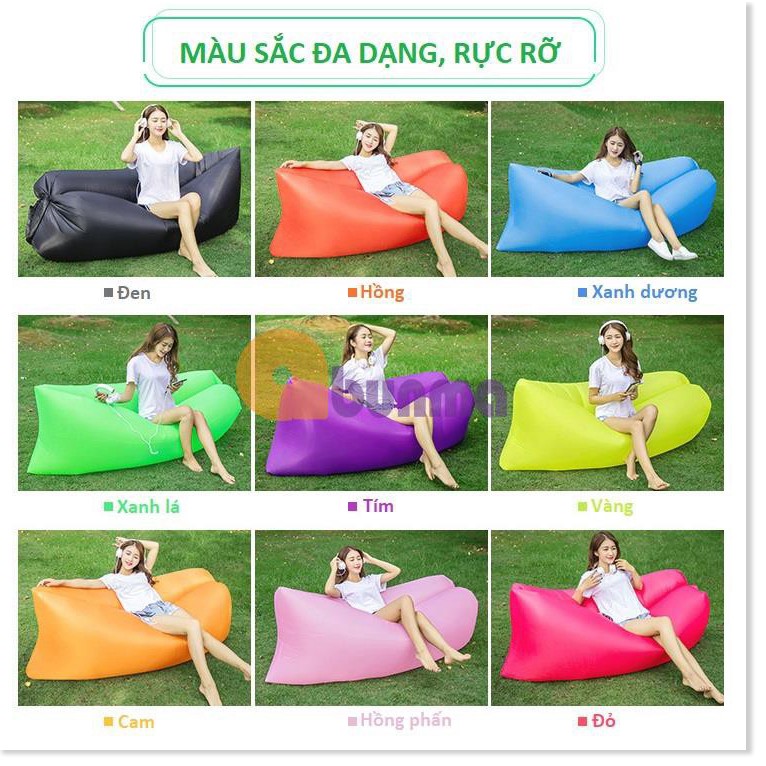 Đệm hơi, sô pha (sofa) hơi, túi ngủ văn phòng, túi hơi du lịch, nệm hơi dã ngoại